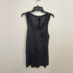 Rag & Bone Gray Fitted Tank Top